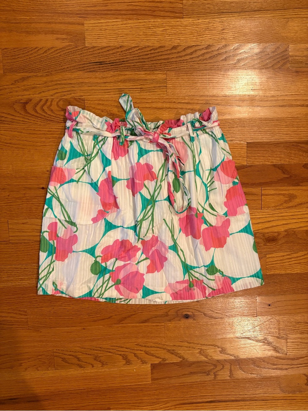 Vintage Lilly Pulitzer Tie-Waist Skirt